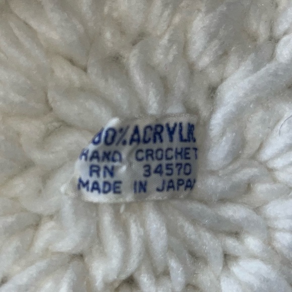 One of a kind hand-crocheted, vintage beret - Picture 4 of 4